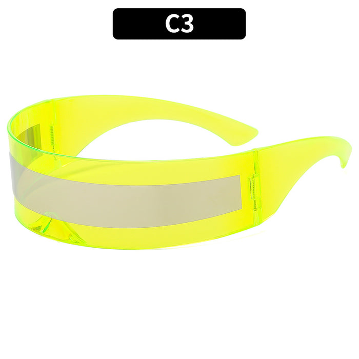 Wholesale Cyberpunk Futuristic All-in-One Sunglasses Cyber  Didi-disco Sunglasses