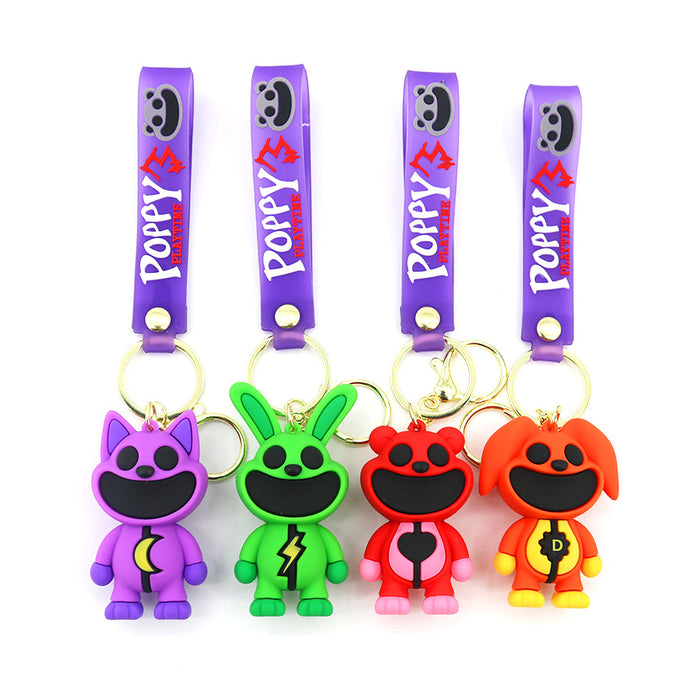 Wholesale Cartoon Cute PVC Doll Keychains JDC-KC-HaoAn010