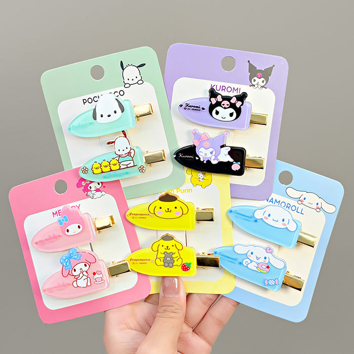 Wholesale Cartoon Resin Hairpin JDC-HC-HengX014