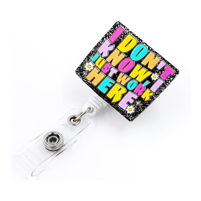 Wholesale Acrylic Easy Pull Button Kitten Cow Work Card Scroll Keychain JDC-KC-ZhuoJin006