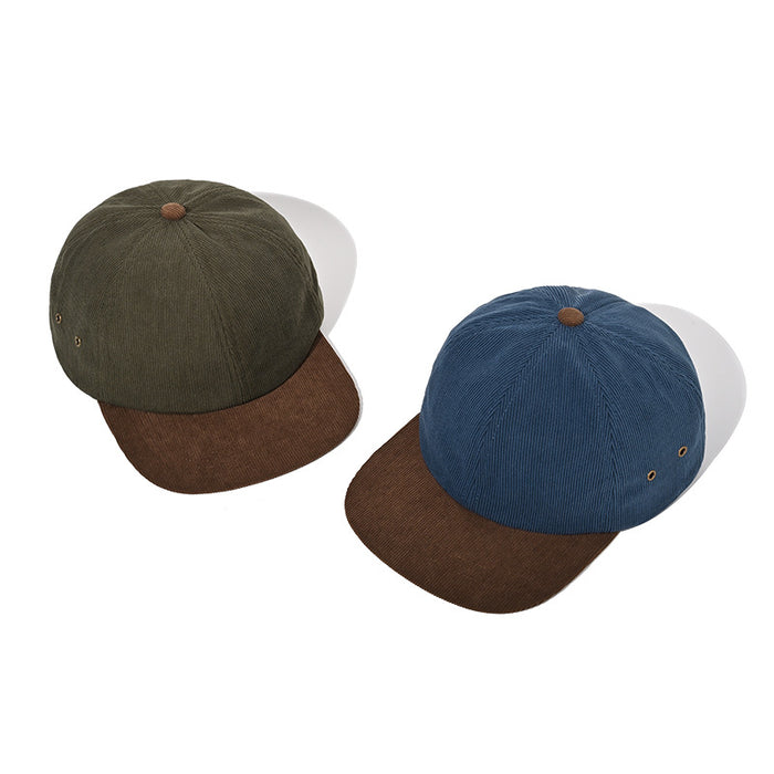 Wholesale Baseball cap street retro soft top duckbill cap versatile corduroy