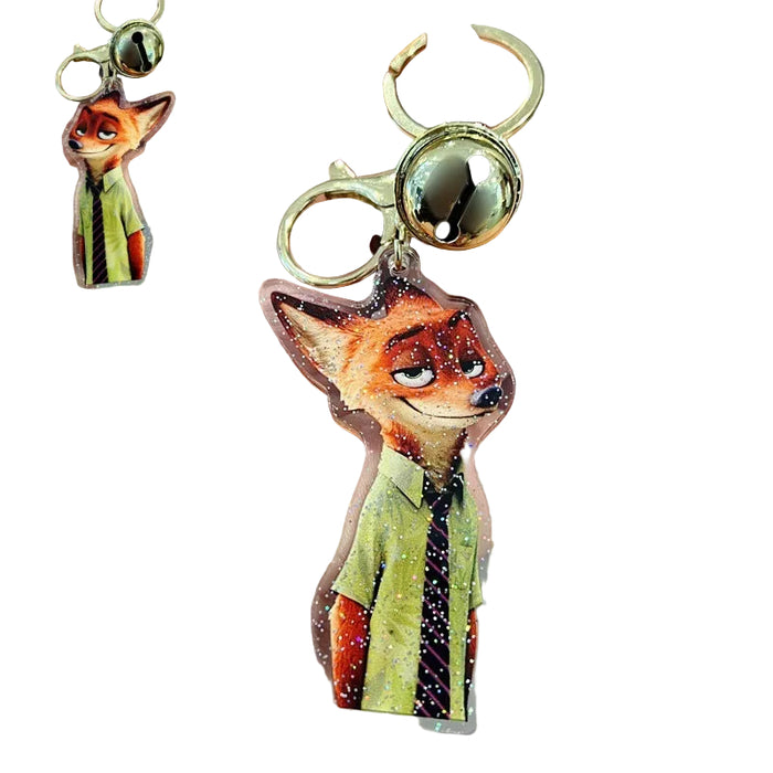 Wholesale 5 PCS Cute cartoon acrylic keychain