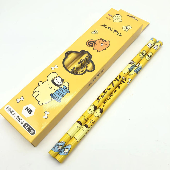 Wholesale 12pcs/box Cartoon Wooden Pencils JDC-PC-Ceguan001