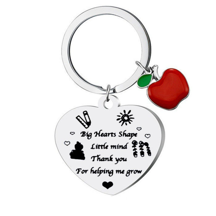 Wholesale May You Be Stainless Steel Keychain JDC-KC-TangMumao002