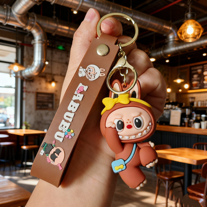 Wholesale Cute cartoon silicone keychain