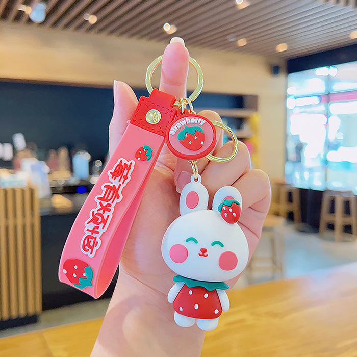 Wholesale Cartoon Silicone Doll Keychain JDC-KC-MingT038