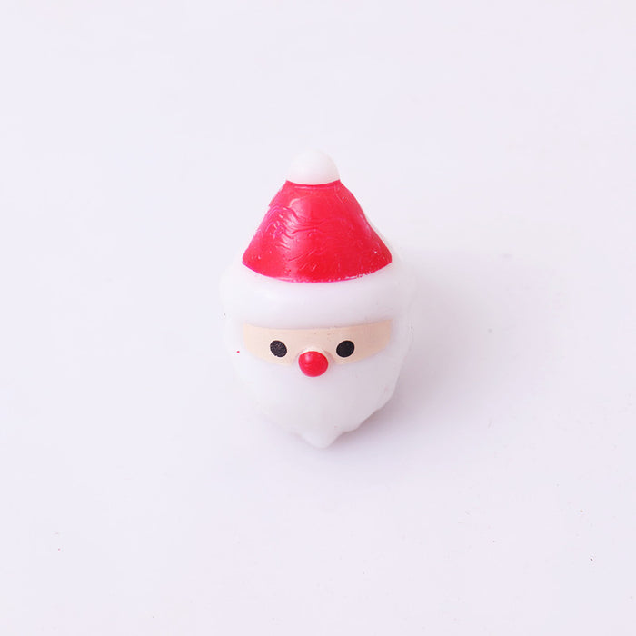Wholesale Christmas Glowing Cartoon Soft Rubber Ring Prom Party Party Finger Lamp Kidsren' s Toy Elderly Elk Ring