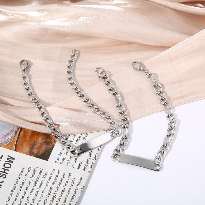 Wholesale Smooth Long Stainless Steel Bracelet JDC-BT-LiR007