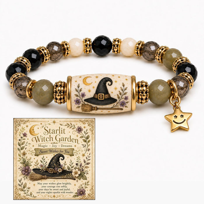 Wholesale  Ghost Black Cat Pumpkin Crystal Bead Elastic Bracelet Unisex Fashion Jewelry Accessory For Party Gift Boutique Resale