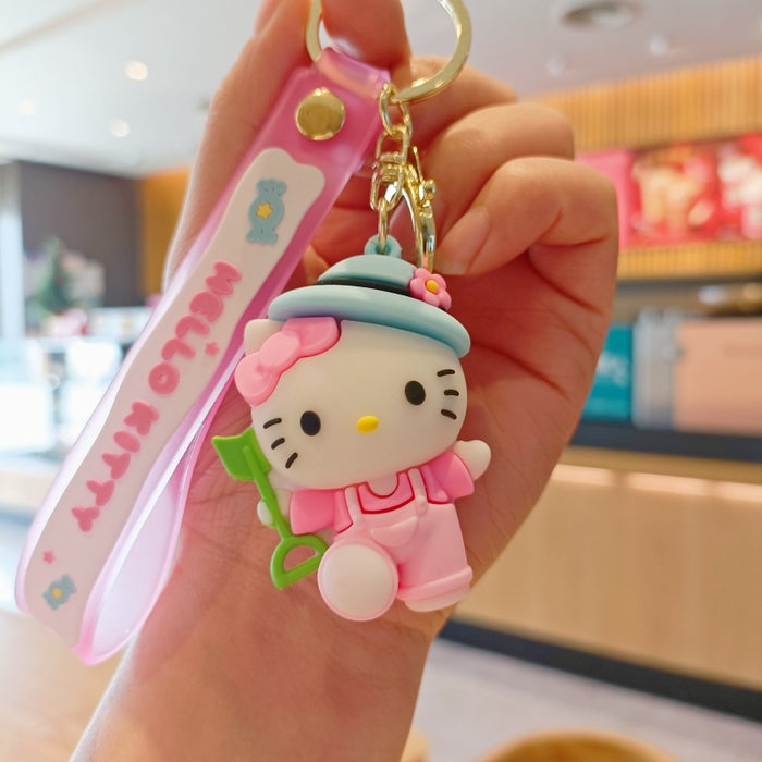 Wholesale Cute 3D Doll Silicone Keychain JDC-KC-MingT129