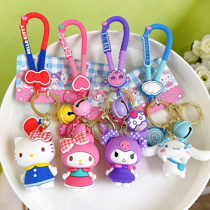 Wholesale Plaid Figure Keychain JDC-KC-YanG006