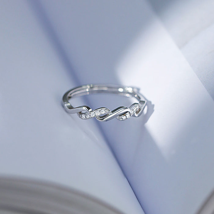 Wholesale Twist Wrap Adjustable Ring Women's Fashion Finger Ring