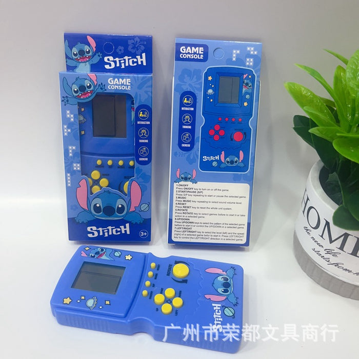 Wholesale  Cartoon Tetris Game Console Children's Handheld Game Console Educational Small Toy Gift