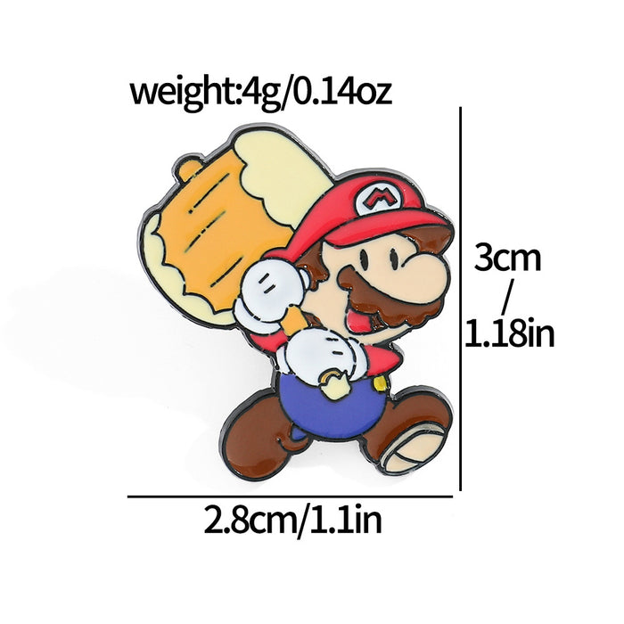 Wholesale Cartoon Cute  Brooch Metal Badge Accessories Pin Decoration