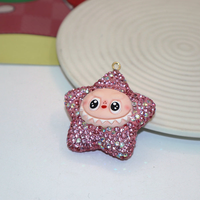Wholesale Soft Clay Keychain with Diamonds,  Cute Personalized Bag Pendant,  Car Keychain,  Colorful Accessories