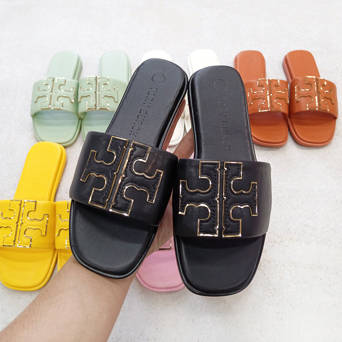 Wholesale of 2024 Summer New One Word Beach Casual Slippers JDC-SP-YaNuo002