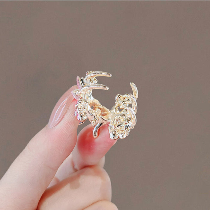 Wholesale cherry blossom small size clip New Flower hairpin bangs clip