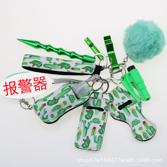 Wholesale Diving Fabric Printing 11-piece Keychain Set JDC-KC-TouMS085