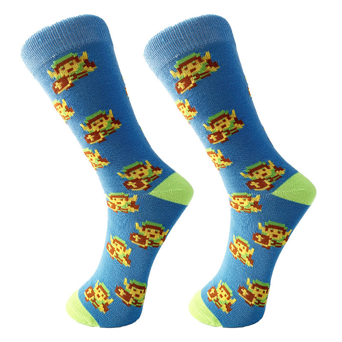 Wholesale Cotton Cartoon Middle Tube Socks JDC-SK-YiYan069