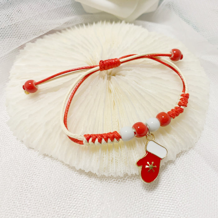 Wholesale Christmas cartoon bracelet  Christmas tree donuts deer a variety of optional manufacturers