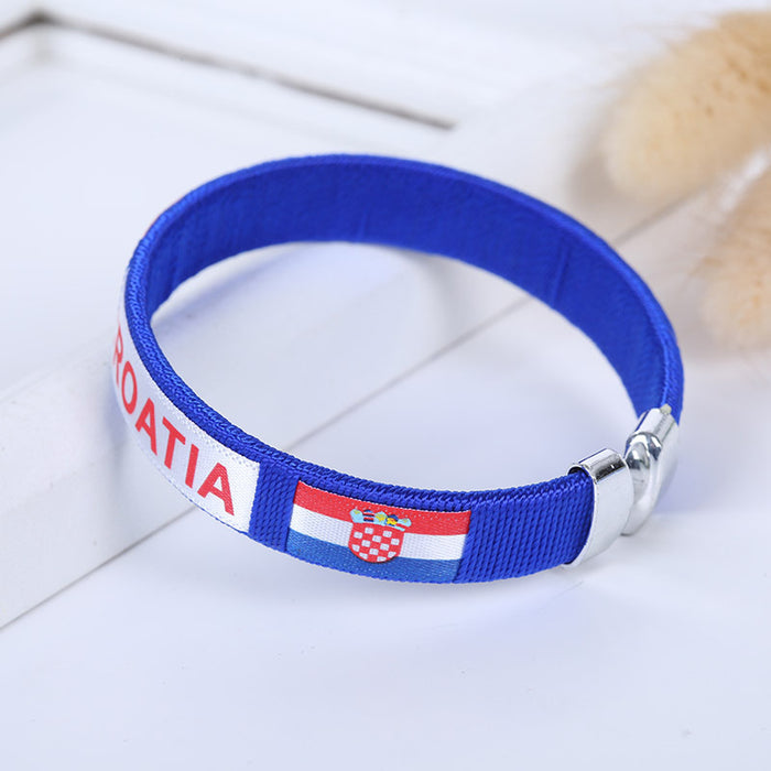 Wholesale World Cup Themed Bracelet Fan Souvenir Cheering Gift