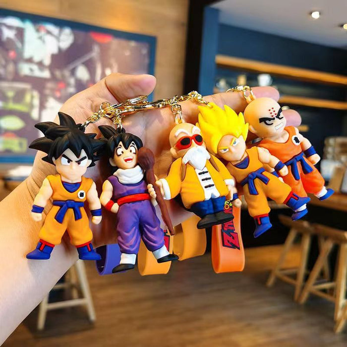 Wholesale Cartoon Doll Silicone Keychain JDC-KC-HongSheng006