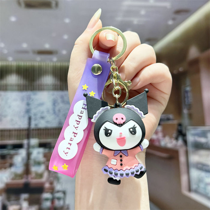 Wholesale Cartoon Silicone Doll Keychain JDC-KC-HaoXi008