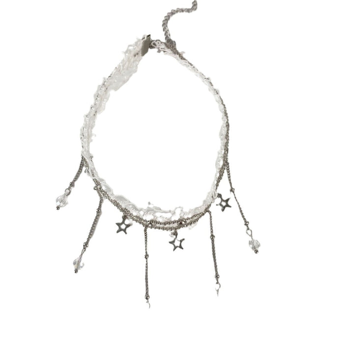 Wholesale Pendant lace collar fashionable punk niche collarbone chain neck ring accessory
