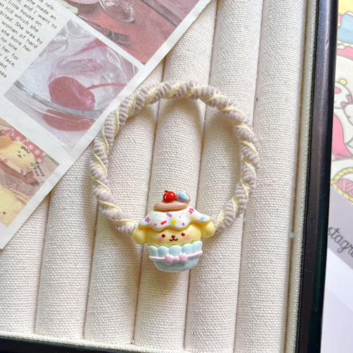 Wholesale Pudding Hair Band Cartoon Student High Elastic Rubber Band Headband