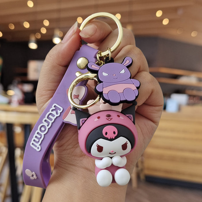 Wholesale Cartoon Silicone Doll Keychain JDC-KC-ZhuoRan015