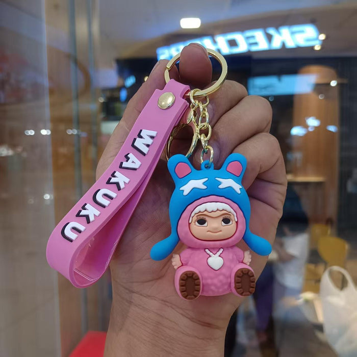 Wholesale Cartoon Soft PVC Keychain Charm