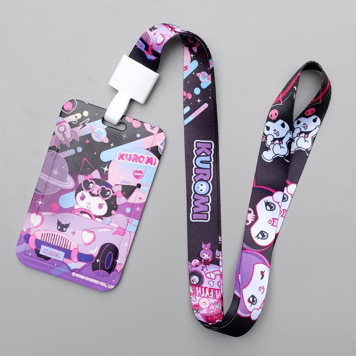 Wholesale Cartoon Style Plastic Card Holder With Neck Strap For Everyday Campus Use Stylish Gift