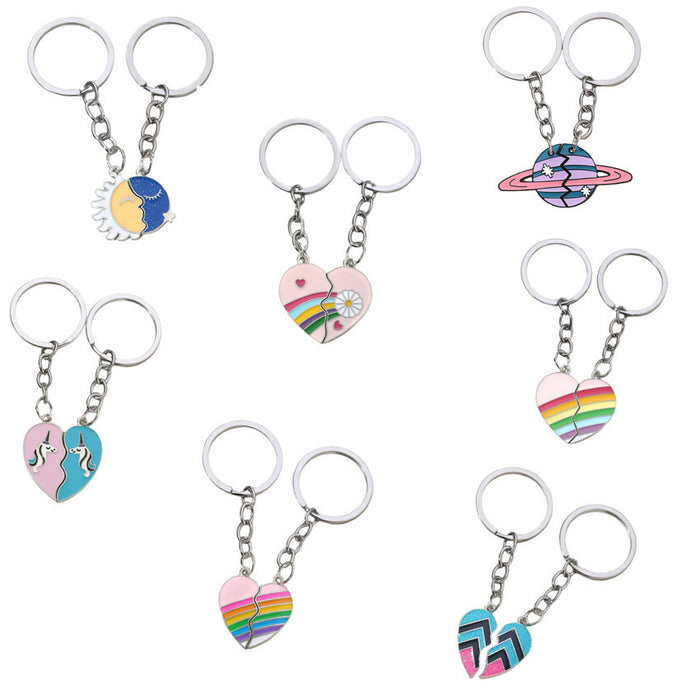 Wholesale Alloy Puzzle Pendant Keychain JDC-KC-RongR010