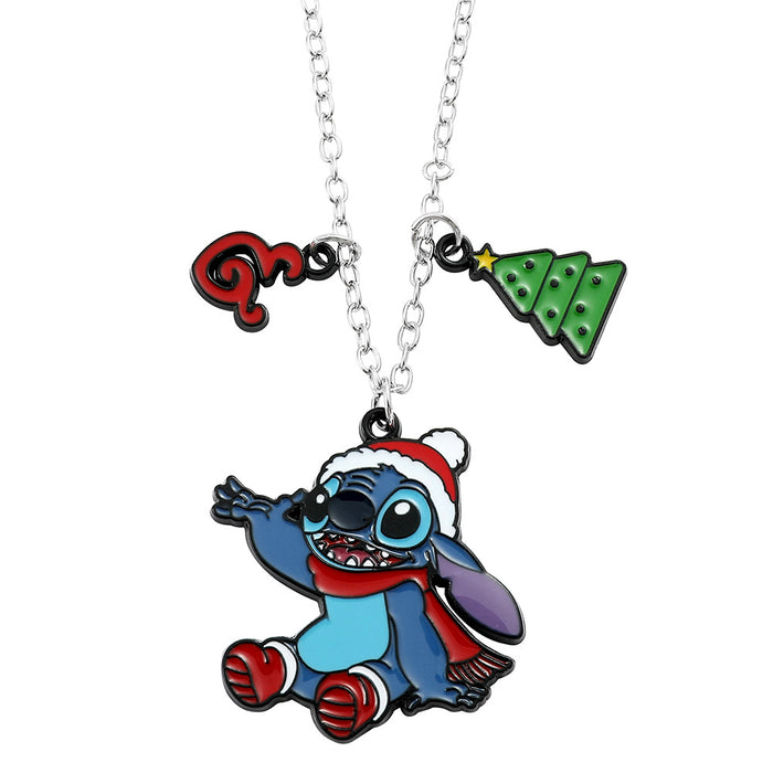 Wholesale Christmas  Necklace Peripheral Cute Cartoon Pendant Necklace Jewelry
