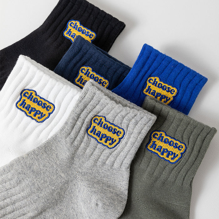 Wholesale Socks, solid color sports socks, sweat absorbing and odor proof trendy breathable socks