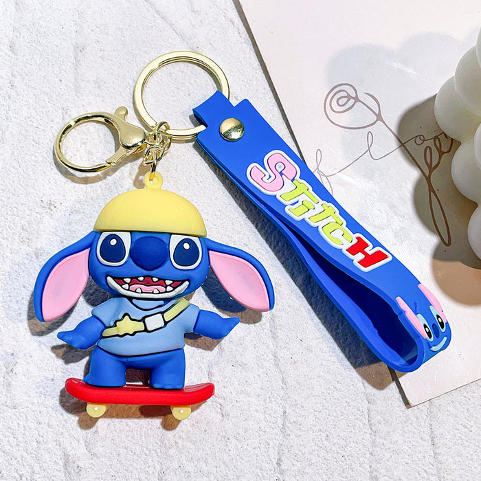 Wholesale Silicone Cartoon Doll Keychain JDC-KC-Qiwei025