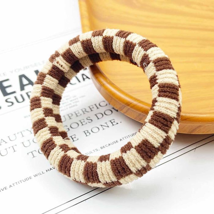 Wholesale 10pcs High elasticity thickened and durable hair tie