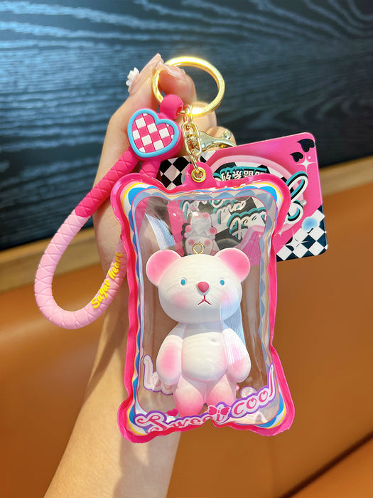 Wholesale Inflatable Bunny Keychain JDC-KC-GSWA009