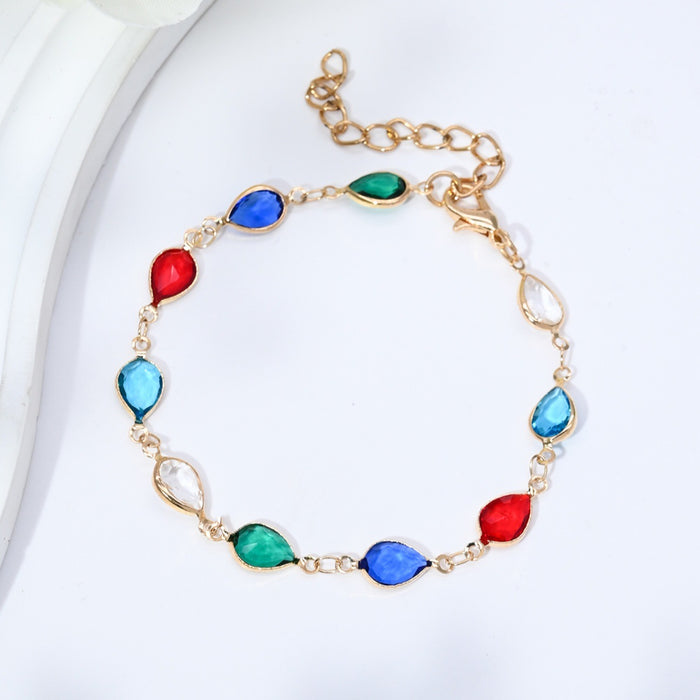 Wholesale Alloy Electroplated Star Rhinestone Bracelet and Necklace Set