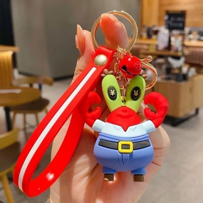 Wholesale Silicone Cartoon Doll Keychain JDC-KC-SengH001