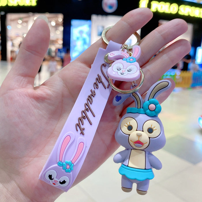 Wholesale Cartoon Rabbit Doll Car  Bag Hanging Keychain