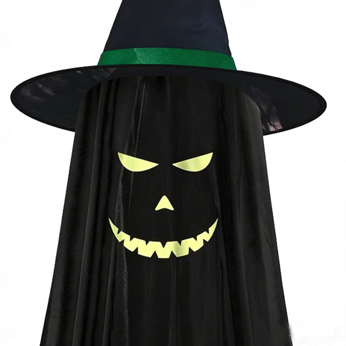 Wholesale  Glow In The Dark Ghost Wizard Hat Decorative Accent For Outdoor Scene Decor