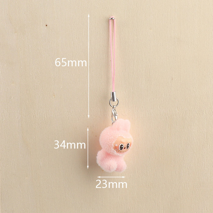 Wholesale Flocked Doll Keychain
