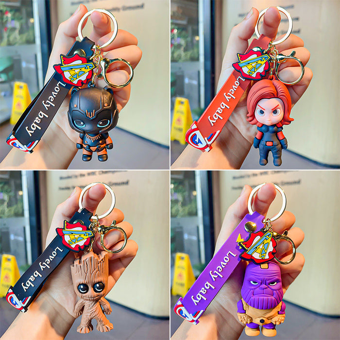 Wholesale PVC Creative Cartoon Animation Keychain JDC-KC-LeZi019