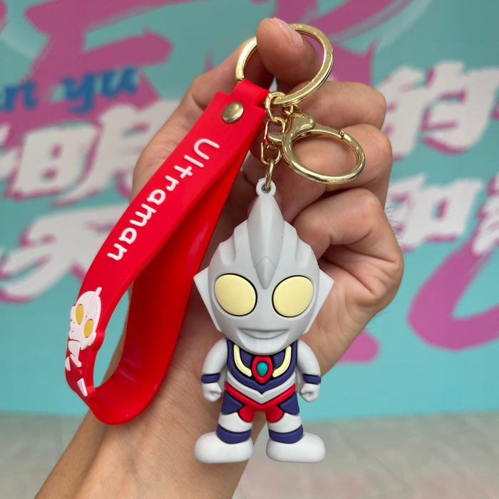 Wholesale Keychain, soft rubber figurine, couple's backpack pendant, hanging decoration, car keychain, small gift wholesale