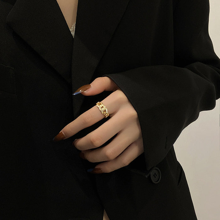 Wholesale Stylish Geometric Ring