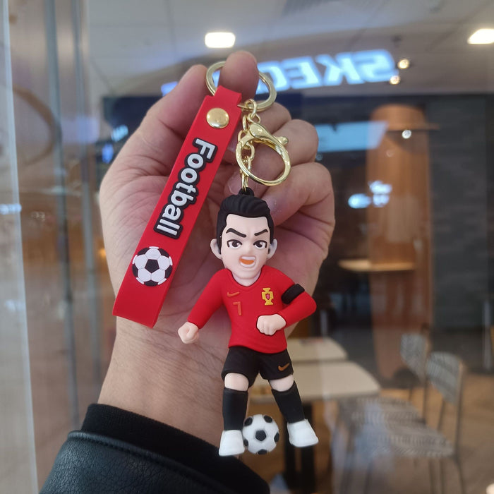 Wholesale Cartoon Football Commemorative Keychain