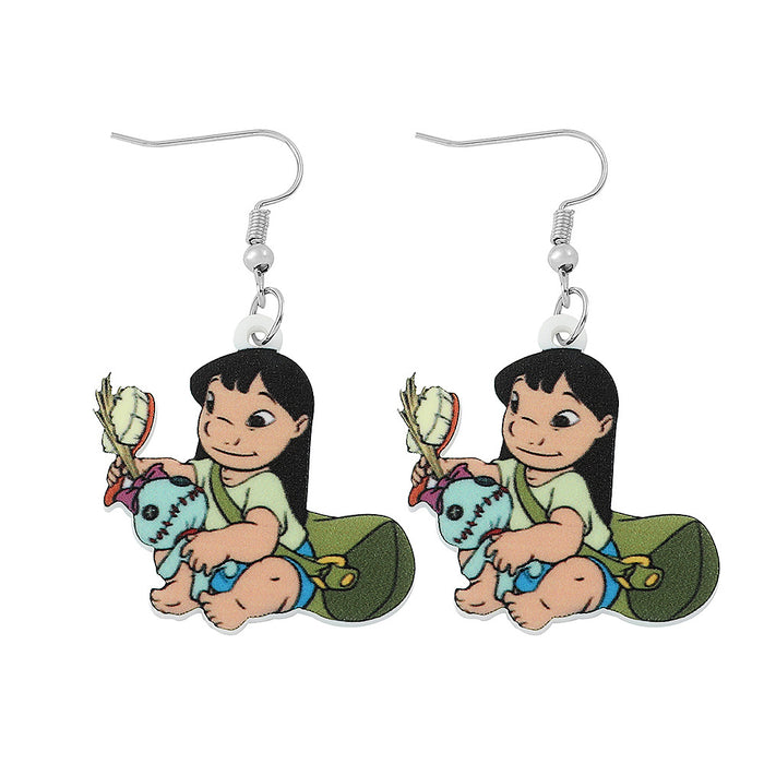 Wholesale Cartoon Creative Anime Earrings Pendant