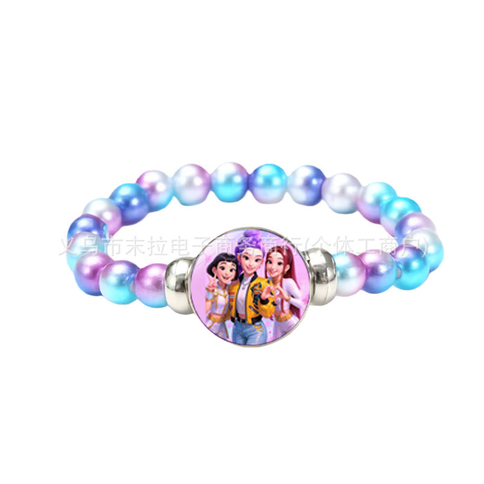 Wholesale K-Pop Cartoon Anime Colorful Beaded Bracelet