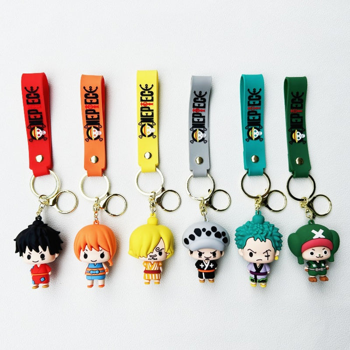 Wholesale PVC Cartoon Doll Keychain JDC-KC-WuYi038